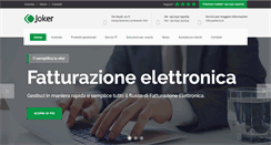 Desktop Screenshot of jokersrl.com