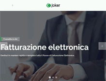 Tablet Screenshot of jokersrl.com